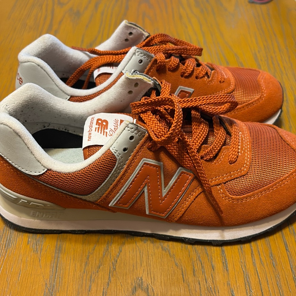 New Balance Orange Sneakers